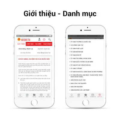 Cổng thông tin điện tử Quốc Hộ android App screenshot 0