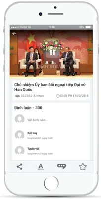 Cổng thông tin điện tử Quốc Hộ android App screenshot 3