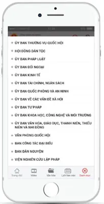 Cổng thông tin điện tử Quốc Hộ android App screenshot 5